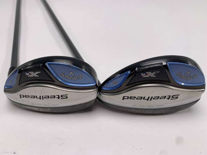 Callaway Steelhead XR 4 & 5 Hybrid Set 22* 25* Matrix Ozik F15 50g Ladies RH