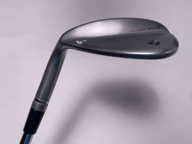 TaylorMade Milled Grind 4 Chrome Raw Lob Wedge LW 58* 11 DG Wedge Steel Mens LH