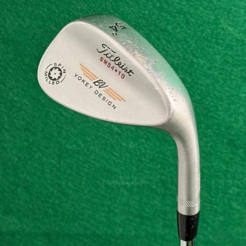 Titleist Vokey Spin Milled Chrome 54-10 54 Sand Wedge Dynamic Gold Steel Wedge