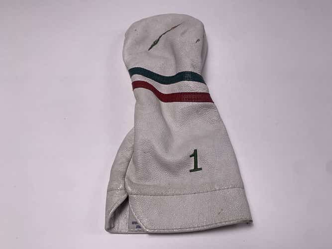 Winston Collection Fishers Island Club White Leather Driver Headcover