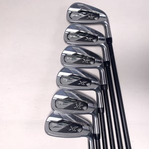 XXIO X 2022 Iron Set 5-PW Miyazaki AX-II Flex 4334 Stiff Graphite Mens RH