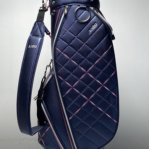 XXIO Ladies Cart Bag Blue/Pink 5-Way Divide Single Strap Golf Bag NEW