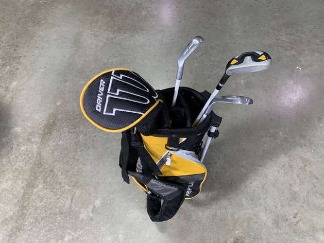 Wilson Profile Junior Set Driver 4H 7 SW Profile Jr Youth Graphite RH HC +Bag