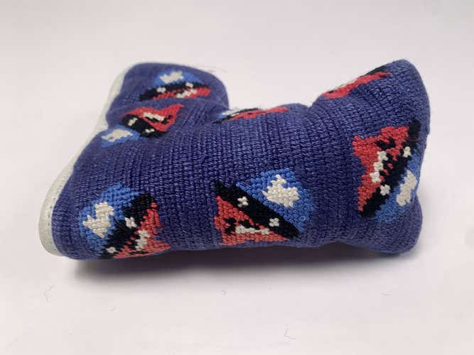 Smathers & Branson Hand-Stitched Blade Putter Headcover Blue HC