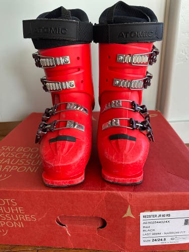 Atomic Redster JR 60 RS Racing Ski Boots. Size mondo 24 & 24.5