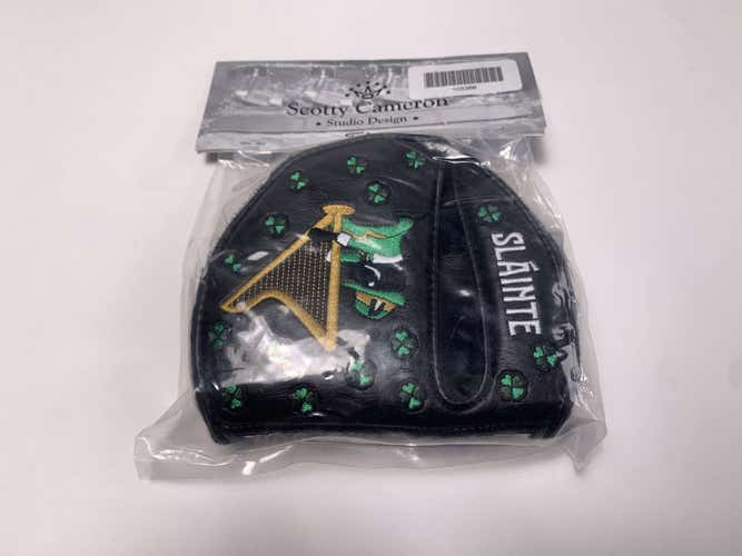Scotty Cameron St. Patrick's Day Dueling Harps Mallet Putter Headcover NEW