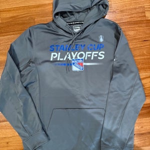 New York Rangers Fanatics Authentic Pro Hoodie Player Used XL