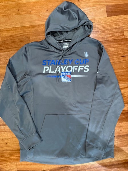 New York Rangers Fanatics Authentic Pro Hoodie Player Used XL
