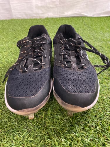 Black Men's Size M 6.5 Under Armour Yard Footwear Metal (Used)