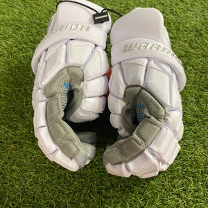White Warrior EVO QX Lacrosse Gloves Large (New)