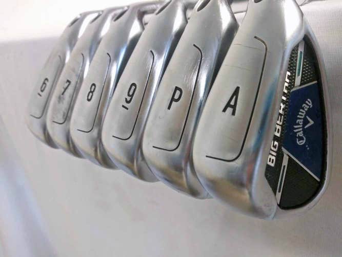 Callaway Big Bertha B21 Iron Set 6-PW+AW (Graphite RCH 65i, Senior) Golf Clubs