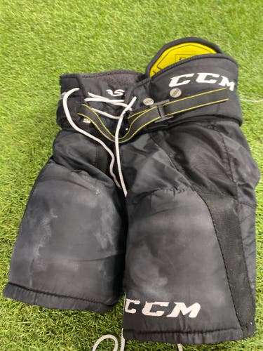 Black Youth Large CCM Super Tacks AS1 Hockey Pants (Used)