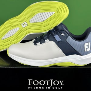 NEW FootJoy Prolite Mens Spikeless Golf Shoes 56920 White/Navy/Lime Choose Size