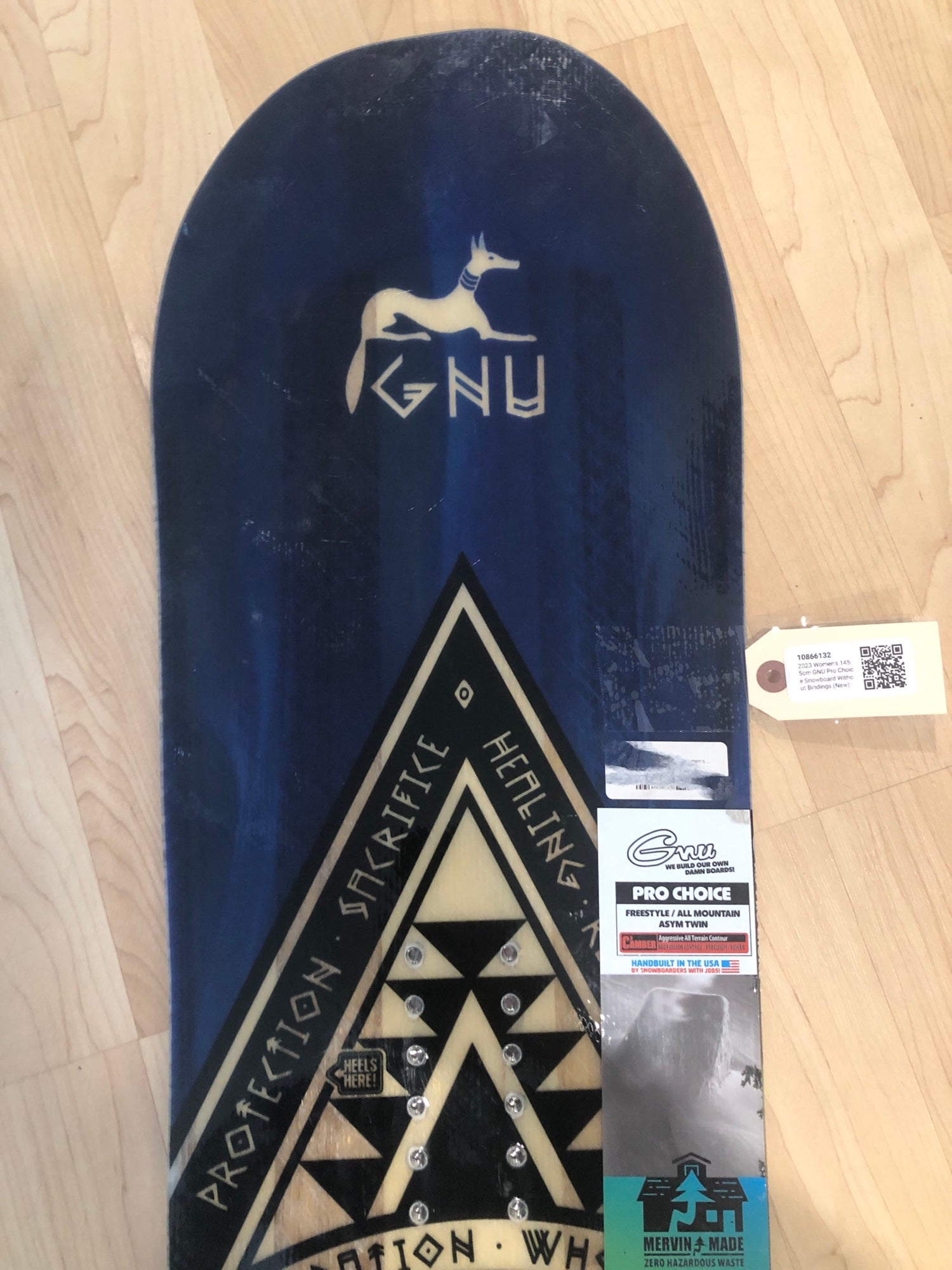 スノーボード GNU Pro choice 145.5 2023 Women's 145.5cm GNU Pro Choice Snowboard Without Bindings