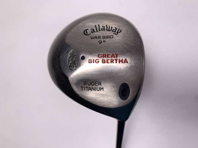 Callaway Original Great Big Bertha Driver 9* RCH Pro Series Stiff Mens RH
