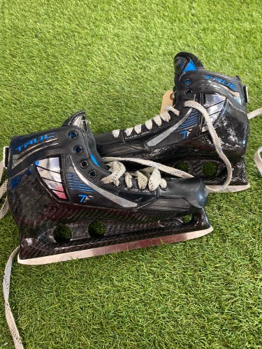 Senior True One Piece Pro Custom Hockey Goalie Skates Pro Stock 10 to 10.5 (Used)
