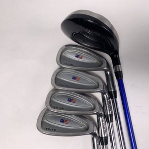 US Kids TS-12 Club Set 3W 5 8 9 PW TS 57-39 Youth Graphite & Steel Junior RH