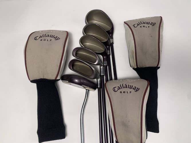 Callaway GES Club Set Driver 3W 5W 5  7 Putter GES Ladies Graphite Womens RH HC