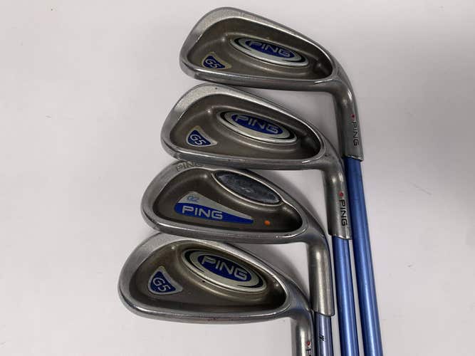 Ping G2 Iron Set 8-PW+SW Red Dot 1* Flat ULT 50 Ladies Graphite Womens RH