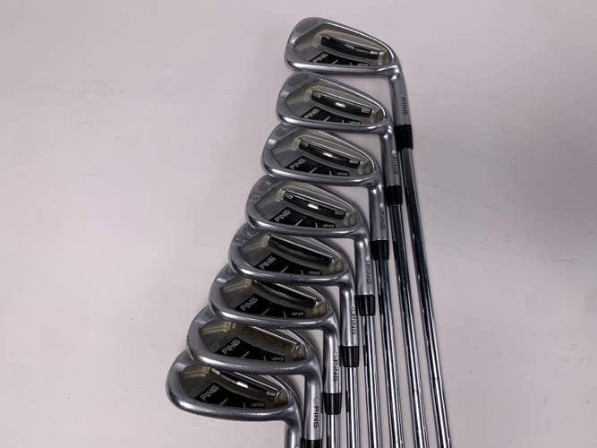 Ping i20 Iron Set 6-PW+GW+SW+LW White Dot 3* Up CFS Regular Steel Mens RH