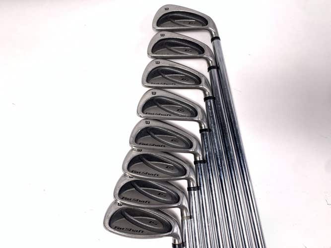 Wilson Fatshaft II Iron Set 3-PW Wilson Staff Fatshaft Regular Steel Mens RH