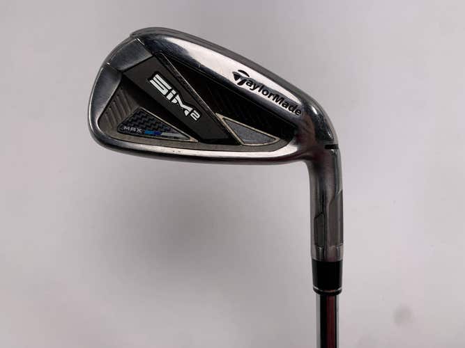 TaylorMade SIM2 MAX Single 6 Iron KBS Max MT 85g Regular Steel Mens RH