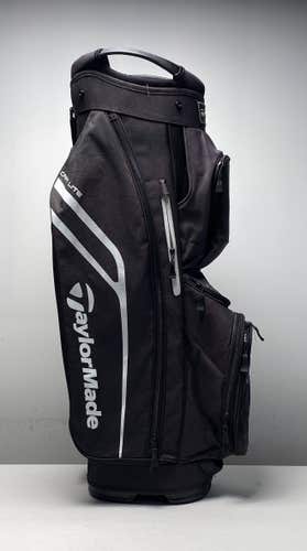 Taylormade Cart Lite Cart Bag Black 14-Way Divide Single Strap Golf Bag