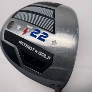 Patriot Golf F-22 Driver 10.5* AccuFlex Pro LD Stiff Graphite Mens RH