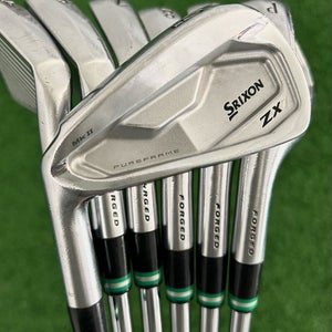 LH Srixon ZX7 Mkii Forged Iron Set 4-P / Elevate Tour 120 Extra Stiff