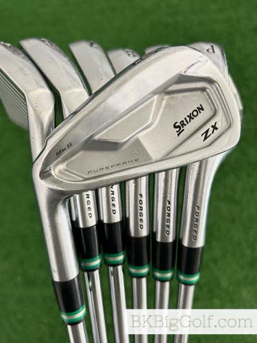 LH Srixon ZX7 Mkii Forged Iron Set 4-P / Elevate Tour 120 Extra Stiff