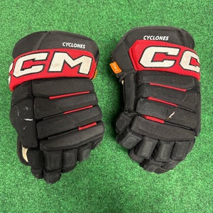 Black & Red Senior CCM HG4P3C Gloves 14" (Used) | Northern Cyclones