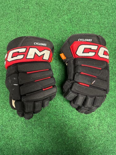 Black & Red Senior CCM HG4P3C Gloves 14" (Used) | Northern Cyclones