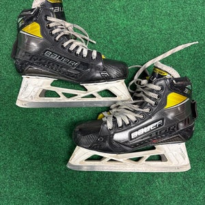 Intermediate Bauer Supreme 3S Pro Hockey Goalie Skates (Regular) Size 6.5 (Used)