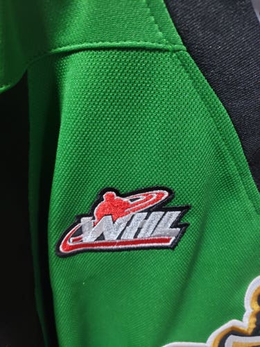 Draisatl raiders junior Jersey brand new Green Large Men's CCM Jersey (New)