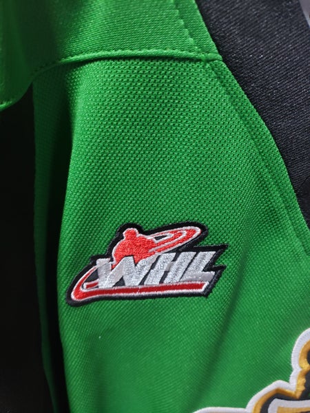 Draisatl raiders junior Jersey brand new Green Large Men's CCM Jersey (New)