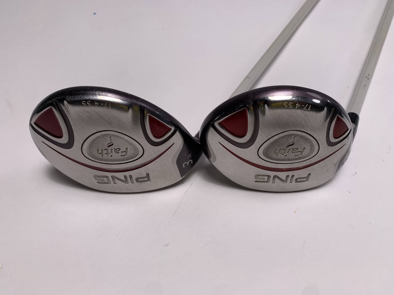 Ping Faith 3 & 5 Fairway Wood Set 18* 22* ULT200 Ladies Graphite Womens LH