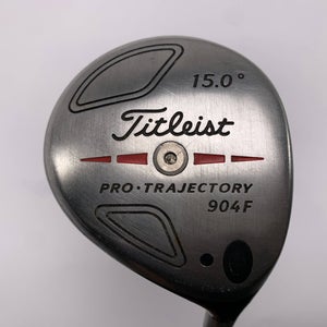 Titleist 904 F 3 Fairway Wood 15* 4360 Soft-Regular Graphite Mens RH