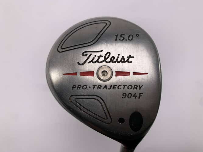 Titleist 904 F 3 Fairway Wood 15* 4360 Soft-Regular Graphite Mens RH