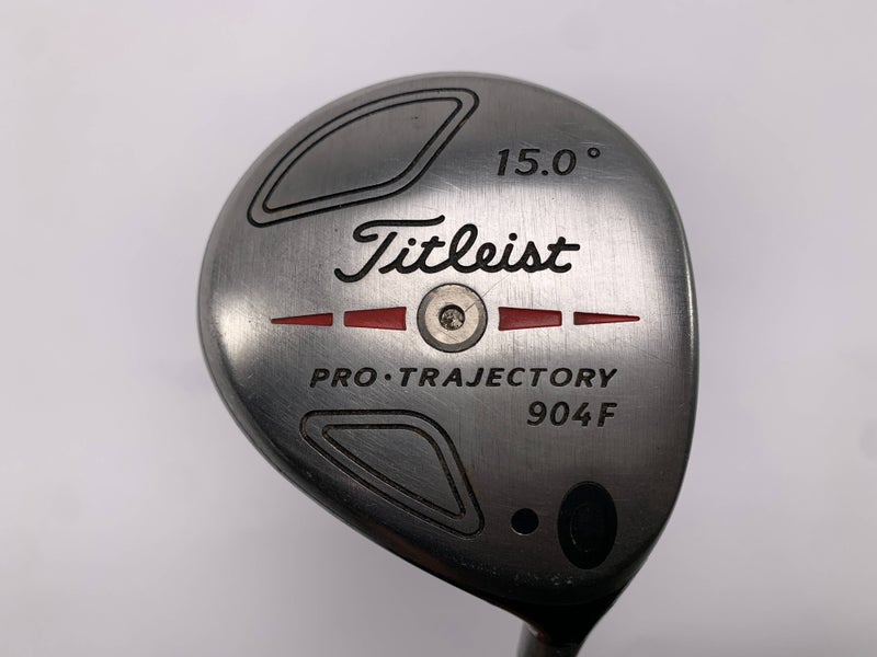 Titleist 904 F 3 Fairway Wood 15* 4360 Soft-Regular Graphite Mens RH