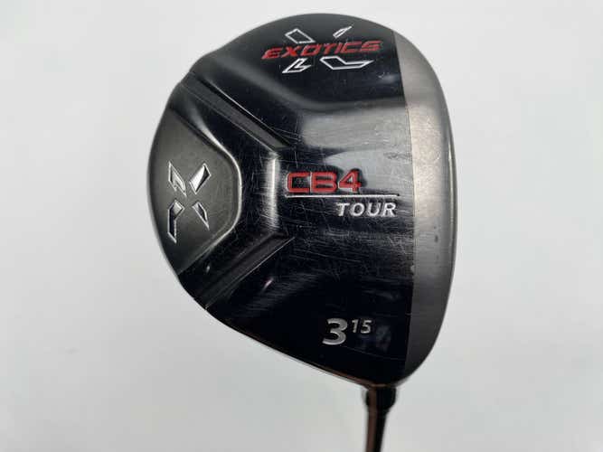 Tour Edge Exotics CB4 Tour 3 Fairway Wood 15* Graphite Design Regular RH