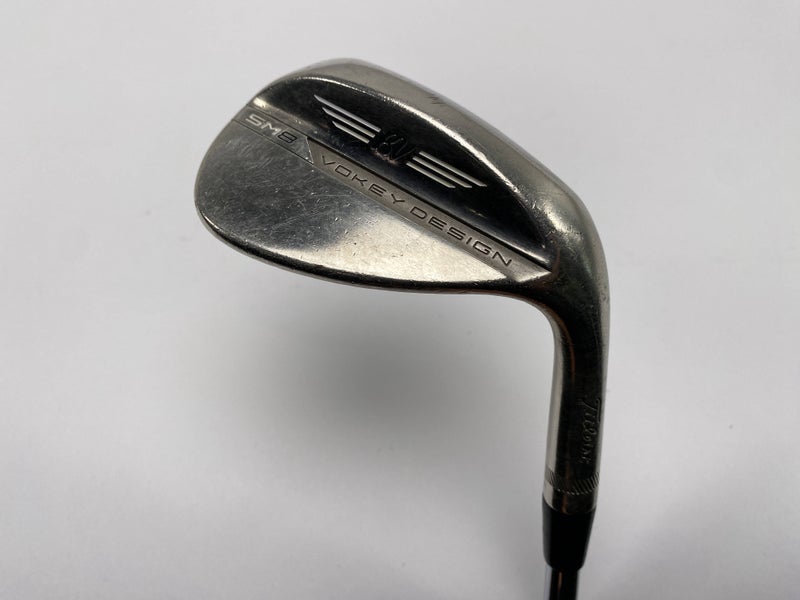 Titleist Vokey SM8 Tour Chrome Wedge 58* 12 Bounce D-Grind Wedge Steel Mens RH