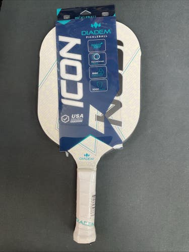 Diadem Icon Pickleball Paddle (White)