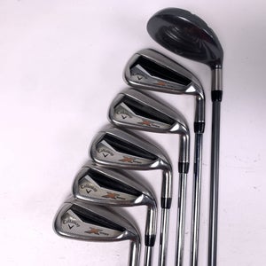 Callaway X Series N415 Iron Set 3H+6-PW Uniflex Steel Mens RH