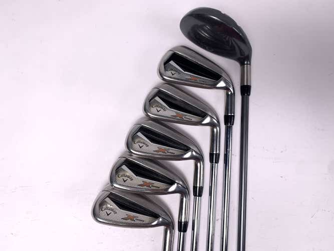 Callaway X Series N415 Iron Set 3H+6-PW Uniflex Steel Mens RH