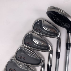 Adams Idea Iron Set 5H 6-PW+SW Ladies RH Undersize Grips