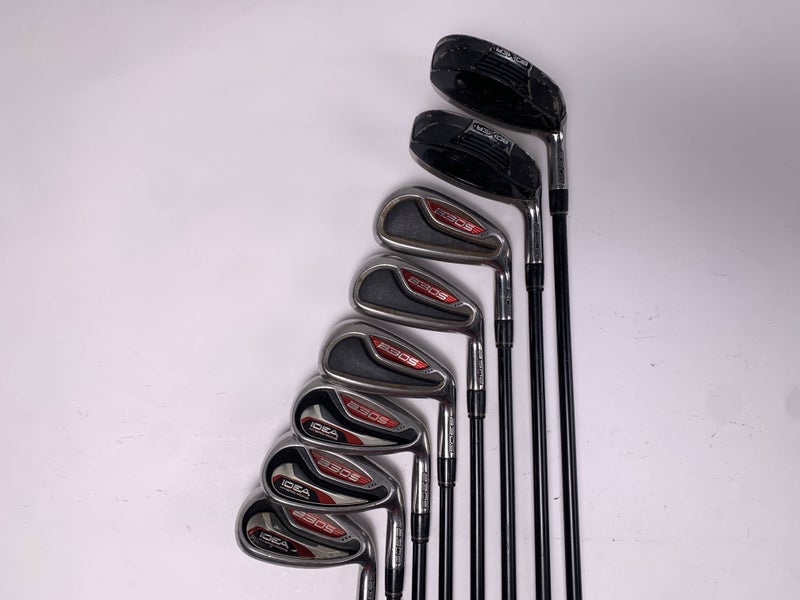 Adams Idea A3 OS Combo Iron Set 3-PW+SW Grafalloy HL Graphite RH-Missing 4 HY