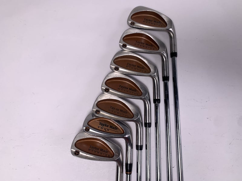 TaylorMade Burner Oversize Iron Set 3-9 Bubble S-90 Stiff Steel Mens RH