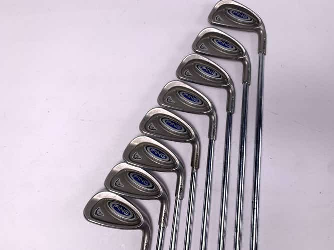 Ping i5 Iron Set 3-PW White Dot 3* Up Regular Steel Mens RH +1''