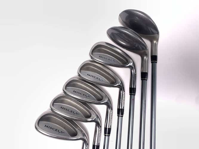 TaylorMade Misclea 2006 Hybrid Iron Set 5h-6h-7-PW+SW Ladies Graphite Womens RH
