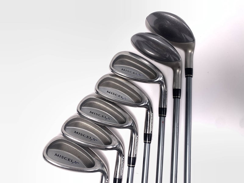 TaylorMade Misclea 2006 Hybrid Iron Set 5h-6h-7-PW+SW Ladies Graphite Womens RH